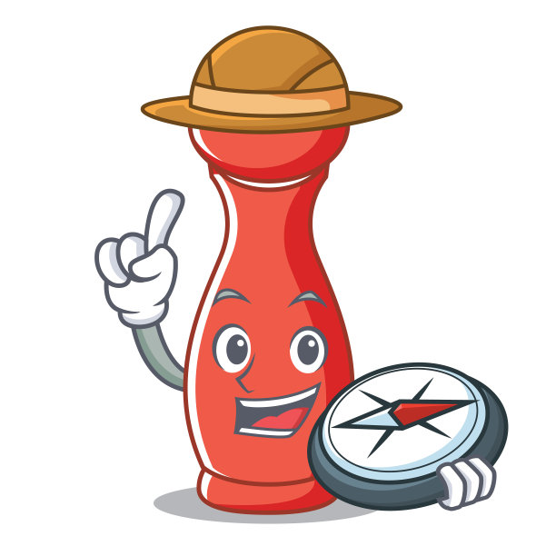 探险家胡椒磨卡通人物图片下载