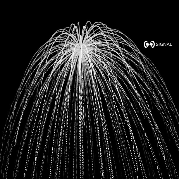 抽象的科学或技术背景。动态粒子数组。矢量插图。图片下载