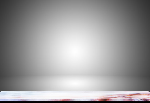 空顶部白色大理石货架或大理石桌子上的灰色梯度背景/产品显示蒙太奇产品显示图片下载