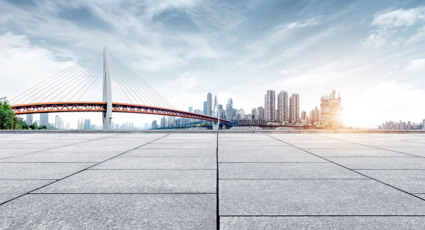 现代城市的天际线图片下载