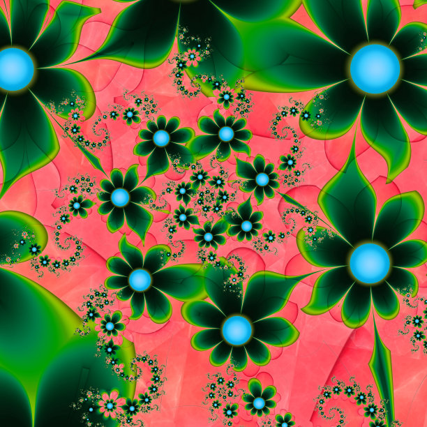 花朵图案。春天的华尔兹之花。图片下载