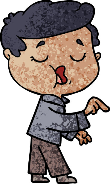 卡通的人说话图片下载