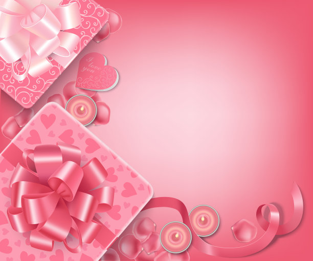情人节粉红色背景图片下载