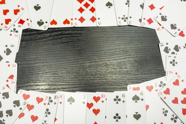 纸牌文本的框架。图片下载