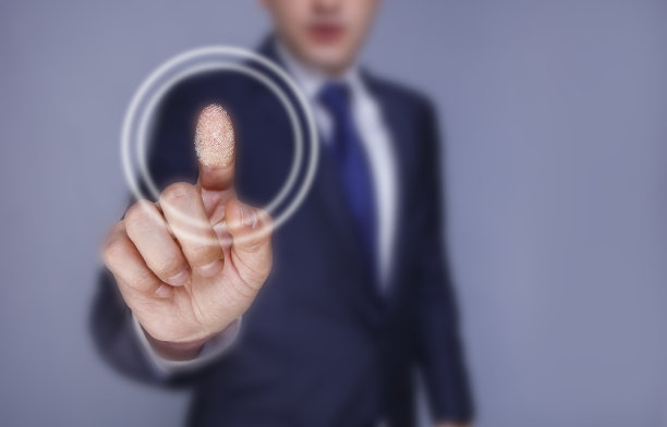 商人使用指纹技术图片下载