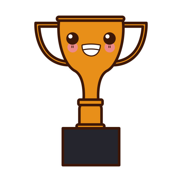 奖杯象征可爱可爱卡通图片下载
