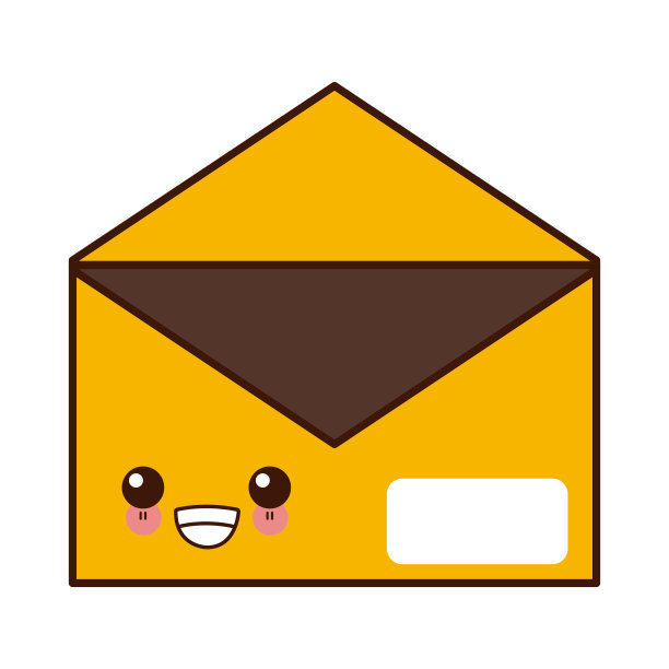 邮件孤立符号可爱可爱卡通图片下载