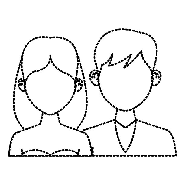 优雅的情侣头像卡通图片下载