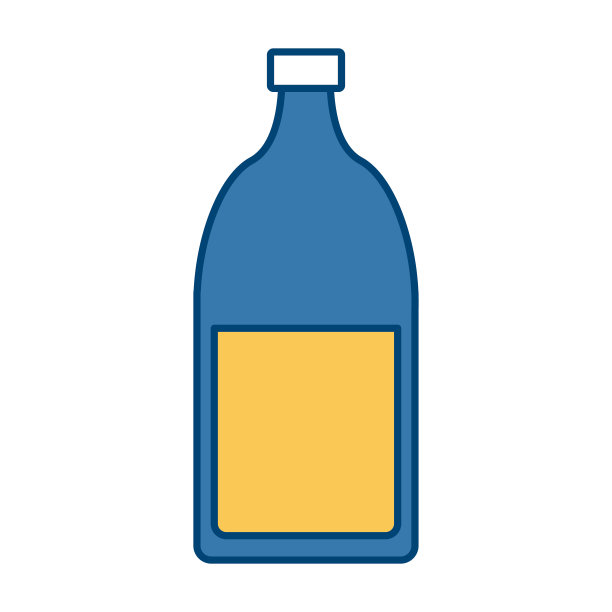 装有饮料的玻璃瓶图片下载