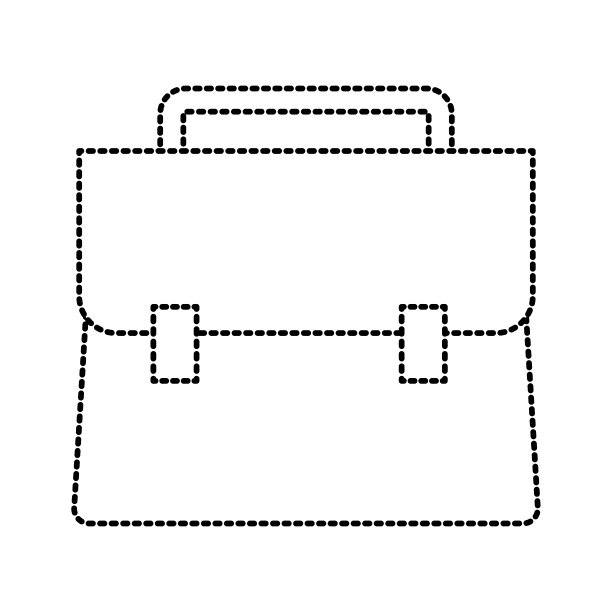 商务公文包孤立图片下载