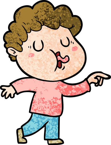 卡通的人唱歌图片下载