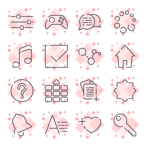 简单的一组办公室相关的矢量线图标。包含诸如商务会议，工作场所，办公大楼，前台等图标。可编辑的中风图片下载