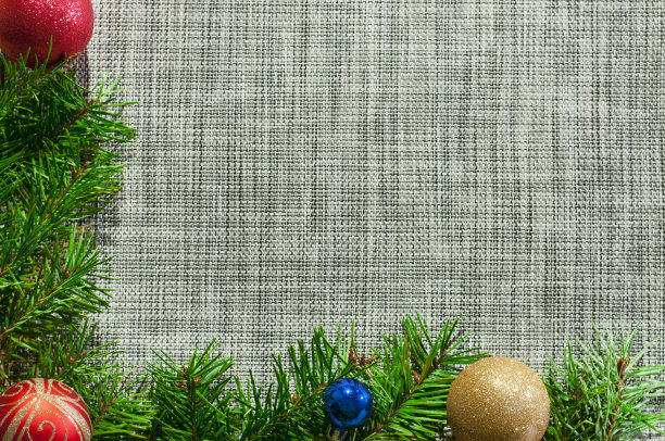 灰色的圣诞背景。图片下载