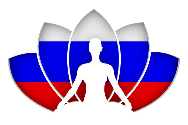 女人和荷花的剪影。图片下载