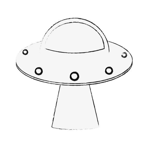 不明飞行物飞船卡通图片下载