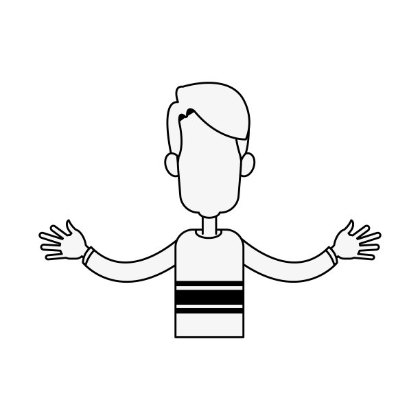 年轻人卡通图片下载