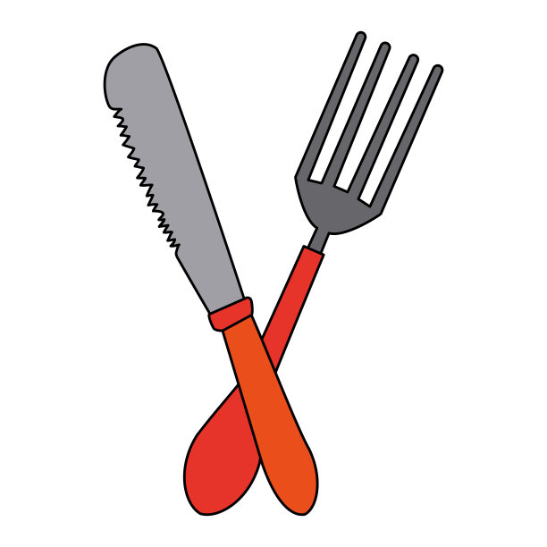 刀叉餐具器具图片下载