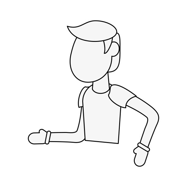 男人打棒球卡通图片下载