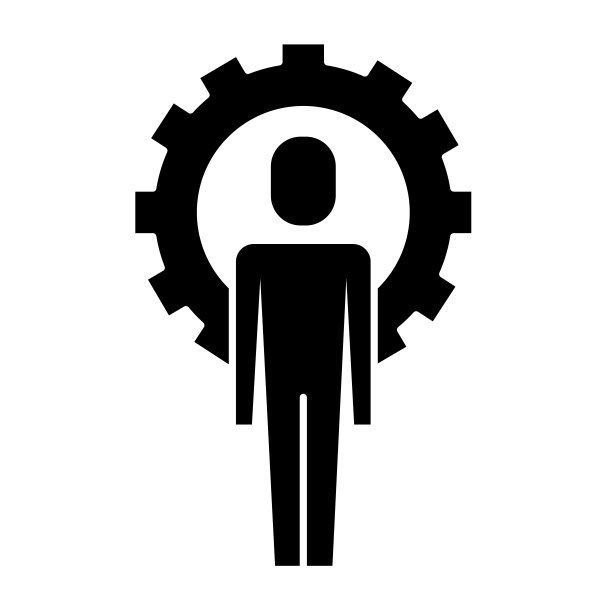 商人工作解决方案的成功齿轮图片下载