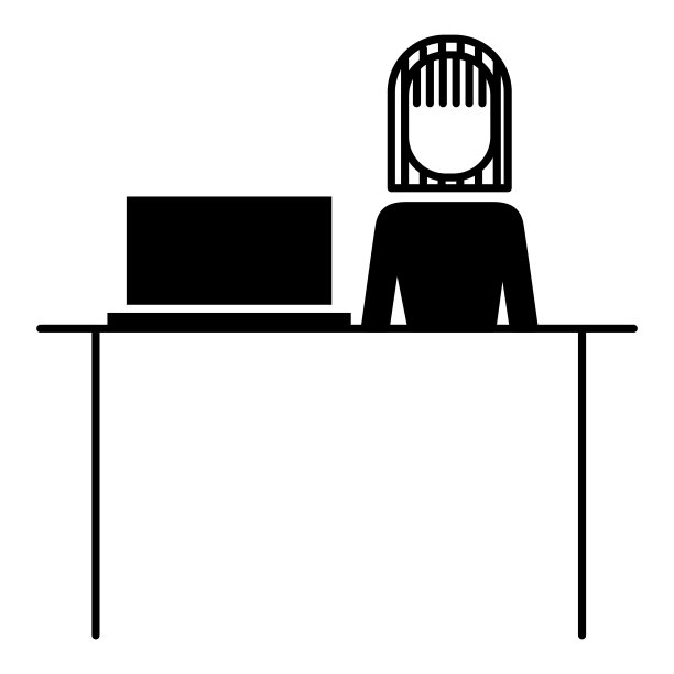 女商人坐在办公室里图片下载