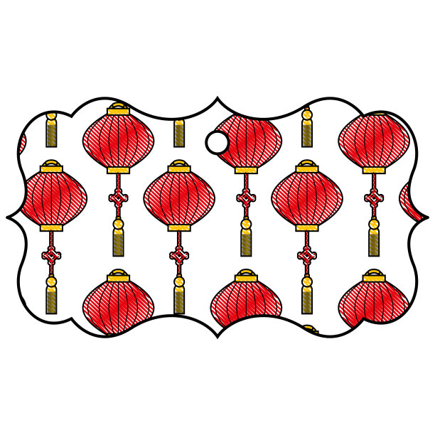 春节彩灯图片素材ID：304845990