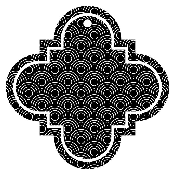 标签中文圆角线图案图像图标图片下载