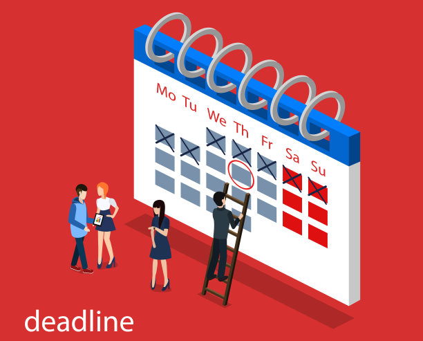 三维矢量图团队会议讨论截止日期图片下载