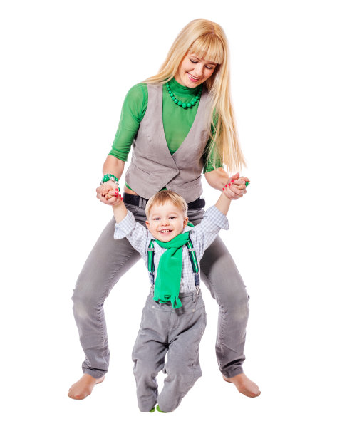 妈妈和儿子玩图片下载