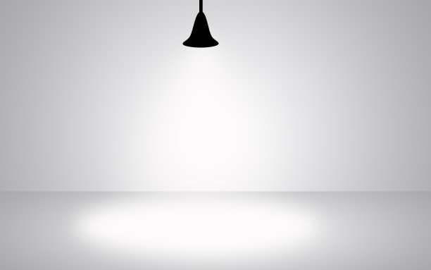 灰色的空房间工作室梯度与聚光灯用于背景和展示您的产品图片下载