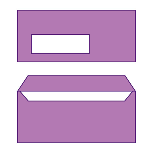 公司信封业务文具模板空图片下载