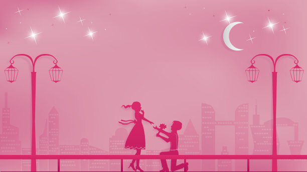 浪漫的纸艺术概念或剪纸风格图片下载