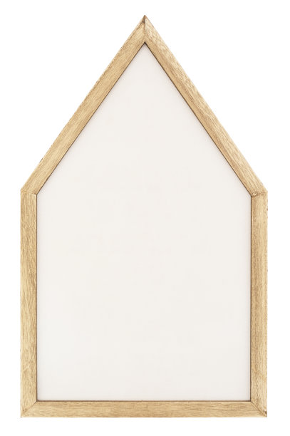 在白色背景上孤立的木板图片下载