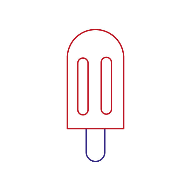 孤立的冰棒设计图片下载