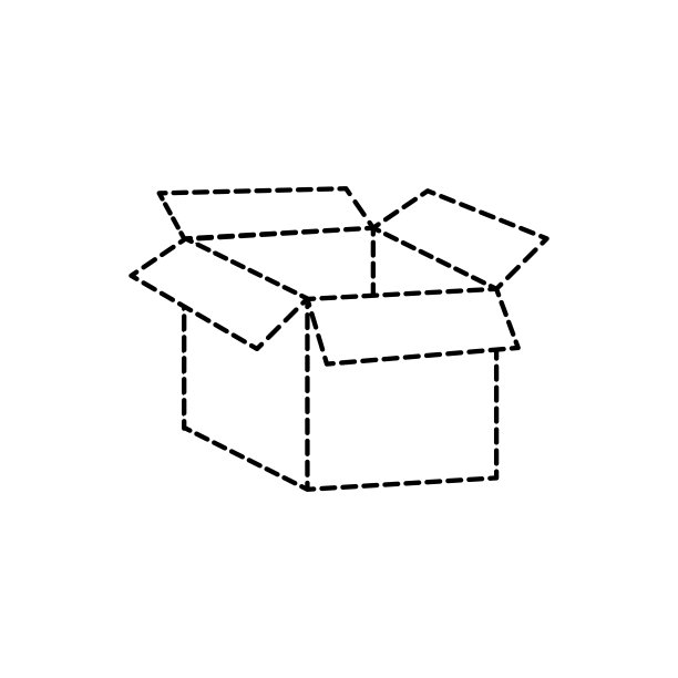 孤立的盒子设计图片下载