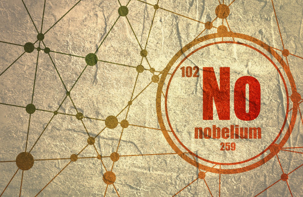 锘化学元素。图片下载