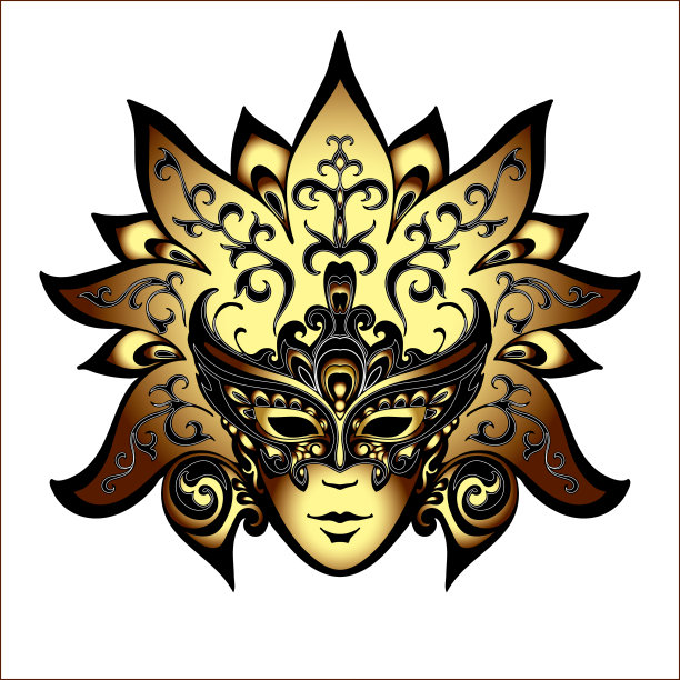 威尼斯狂欢节面具图片下载