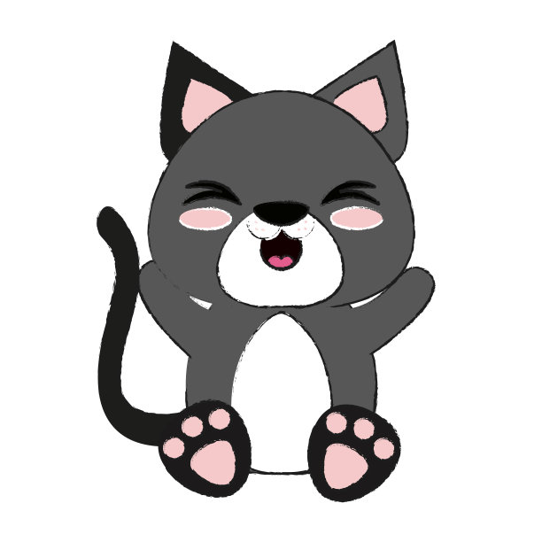 可爱的卡通猫图片下载