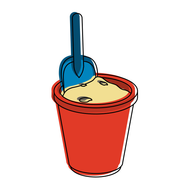 沙斗和铲玩具图片下载