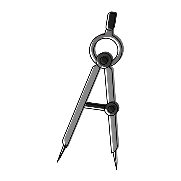 指南针几何工具图片下载