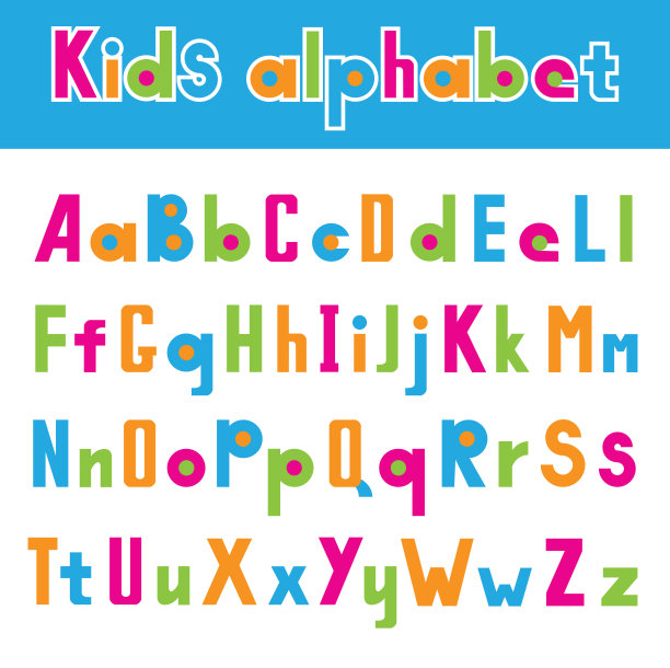 简单的字体孤立的白色背景图片下载