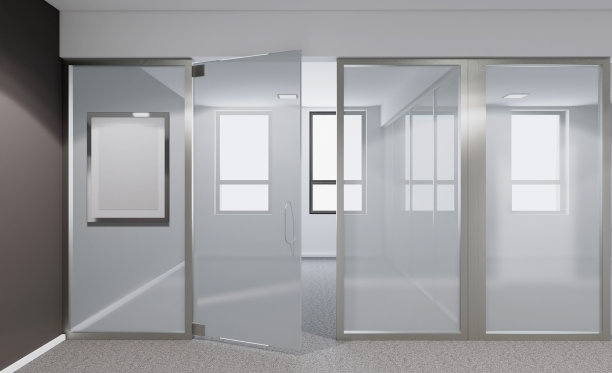 空现代办公柜。会议室。三维渲染图片下载