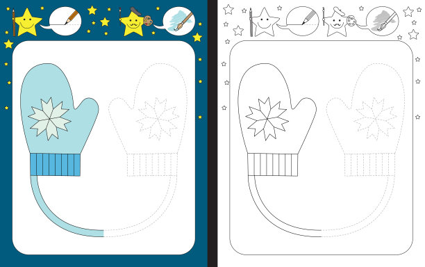 幼儿园工作表图片下载