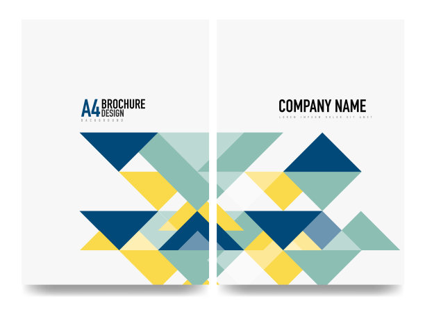 商业宣传册封面布局，传单a4模板图片下载