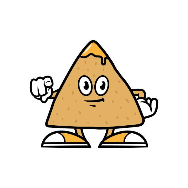 卡通指向玉米片角色图片下载