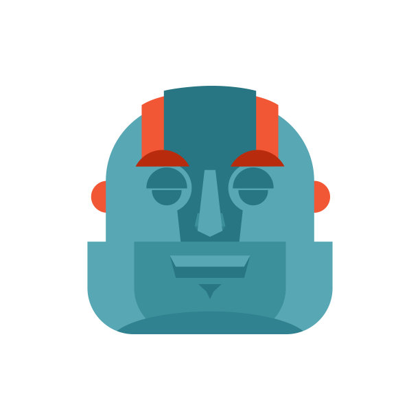 机器人emoji睡觉。Cyborg睡着了的情感。自动休眠。矢量图图片下载