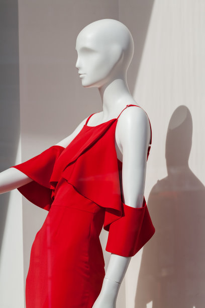 橱窗里的人体模型图片下载