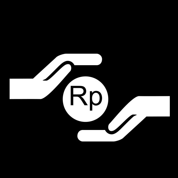 资产或投资说明，卢比钱，在黑色背景图片下载