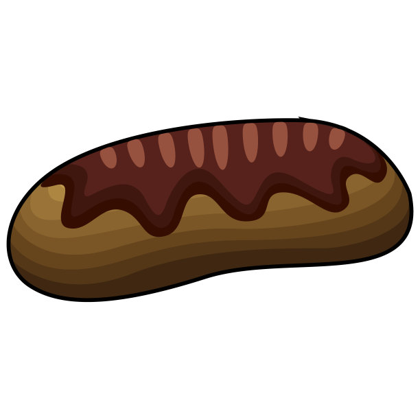 孤立的面包插图图片下载