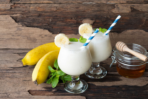 香蕉奶昔图片下载