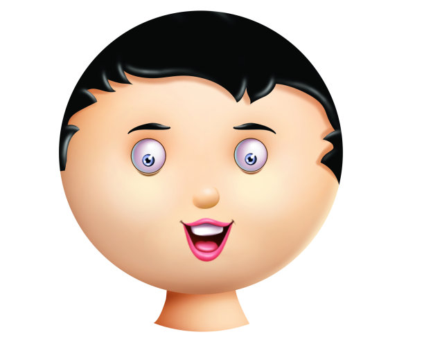 卡通脸图片下载